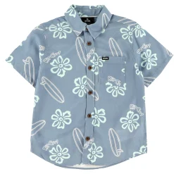 Tops>Rip Curl Ride The Wave Shirt 1-8 Blue