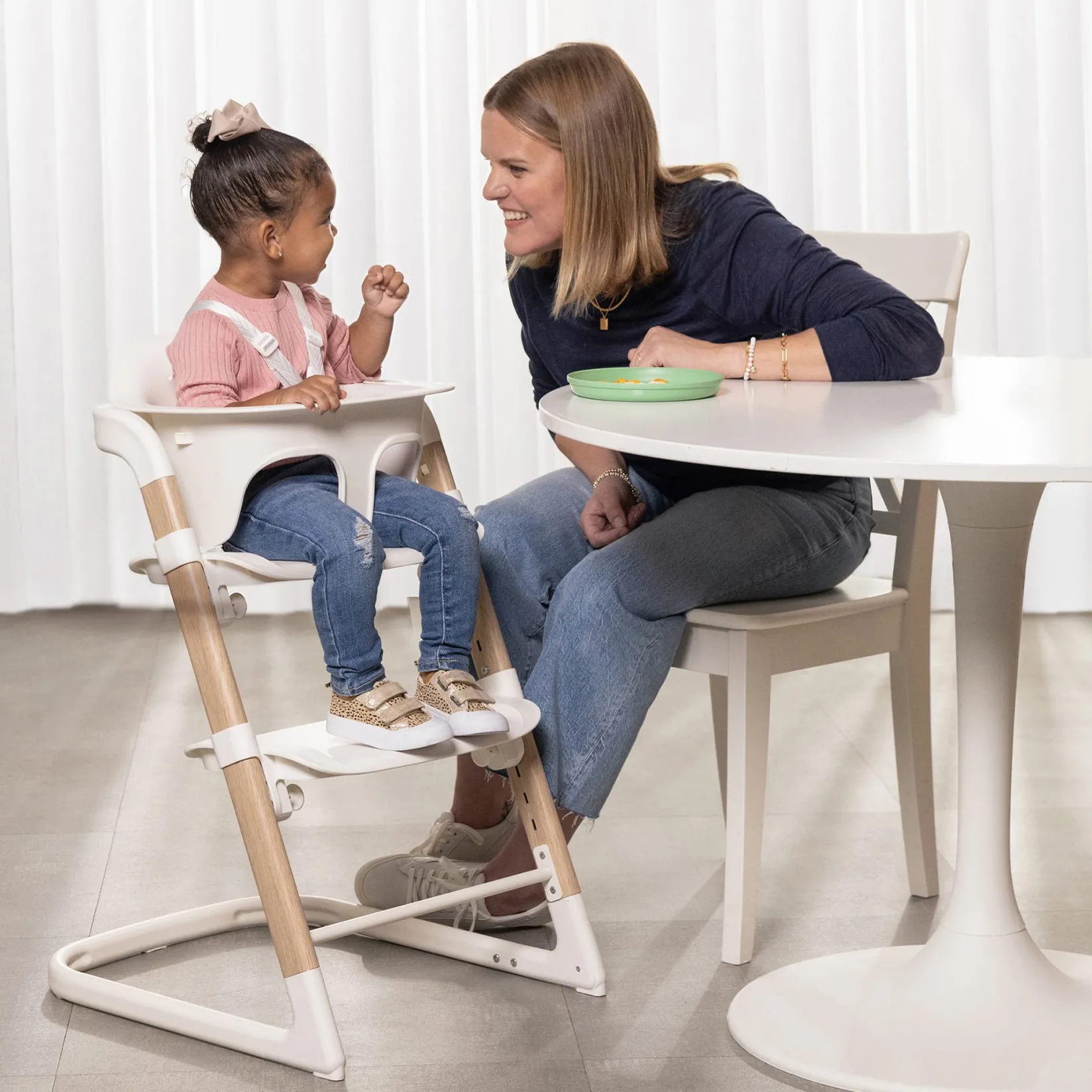 New RightSeat Multistage 3-IN-1 High Chair - Sea Salt White High Chairs & Booster Seats|High Chairs & Booster Seats