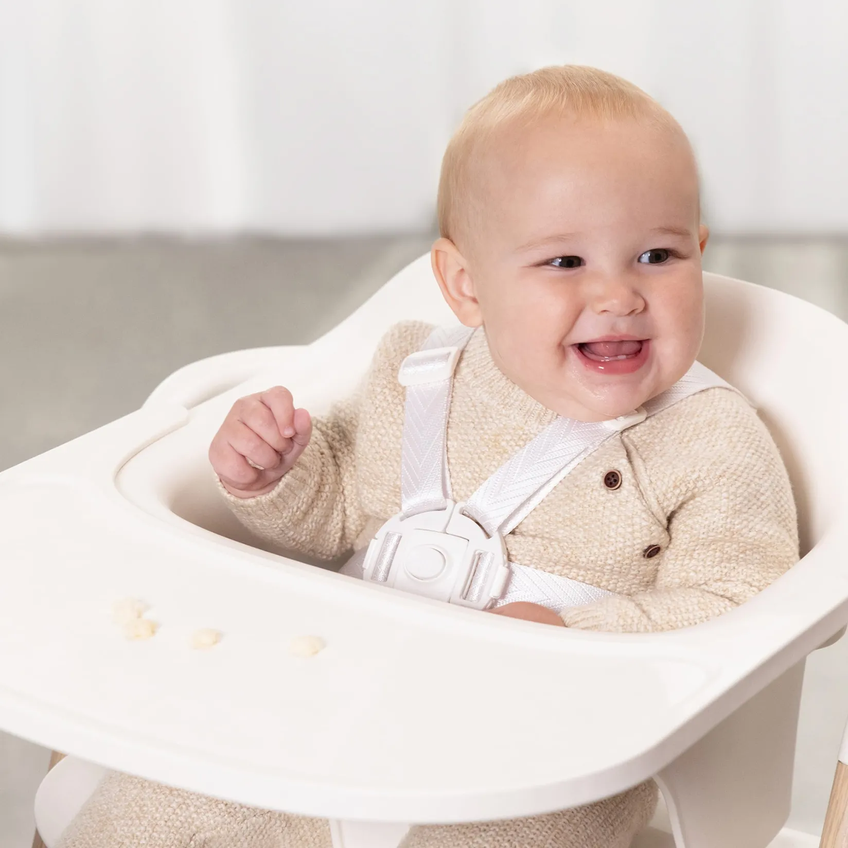 New RightSeat Multistage 3-IN-1 High Chair - Sea Salt White High Chairs & Booster Seats|High Chairs & Booster Seats