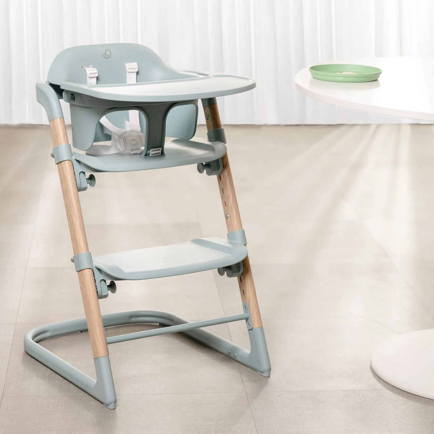 High Chairs & Booster Seats|High Chairs & Booster Seats>Evenflo RightSeat Multistage 3-IN-1 High Chair - Sage Green