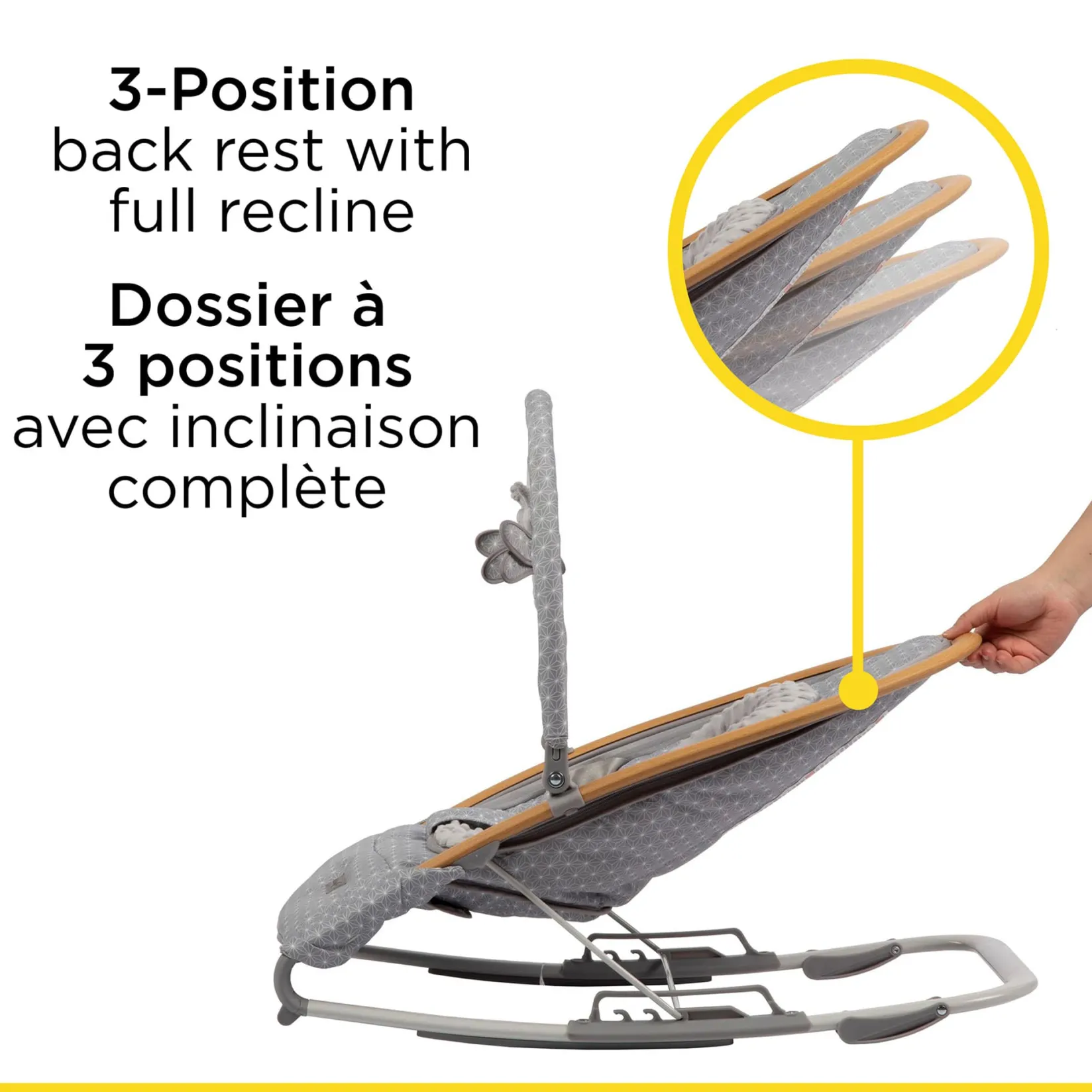 Outlet Rocker Amherst - Grey Swings & Rockers