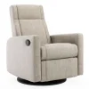Gliders & Rocking Chairs|Gliders & Rocking Chairs>Jaymar BB Rocking and Swivel Armchair Nelly - Breather Driftwood / Black