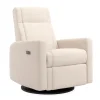 New Rocking and Swivel Armchair Nelly - Beyond Sheep Cream / Black - Motorized Electric Gliders & Rocking Chairs|Gliders & Rocking Chairs