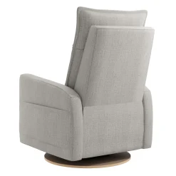 Rocking and Swivel Armchair Arya - Nubia Silver - Motorized Electric Gliders & Rocking Chairs|Gliders & Rocking Chairs