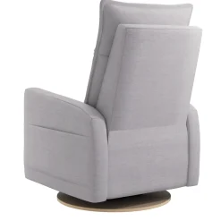 Clearance Rocking and Swivel Armchair Arya - Como Dove Grey Gliders & Rocking Chairs|Gliders & Rocking Chairs