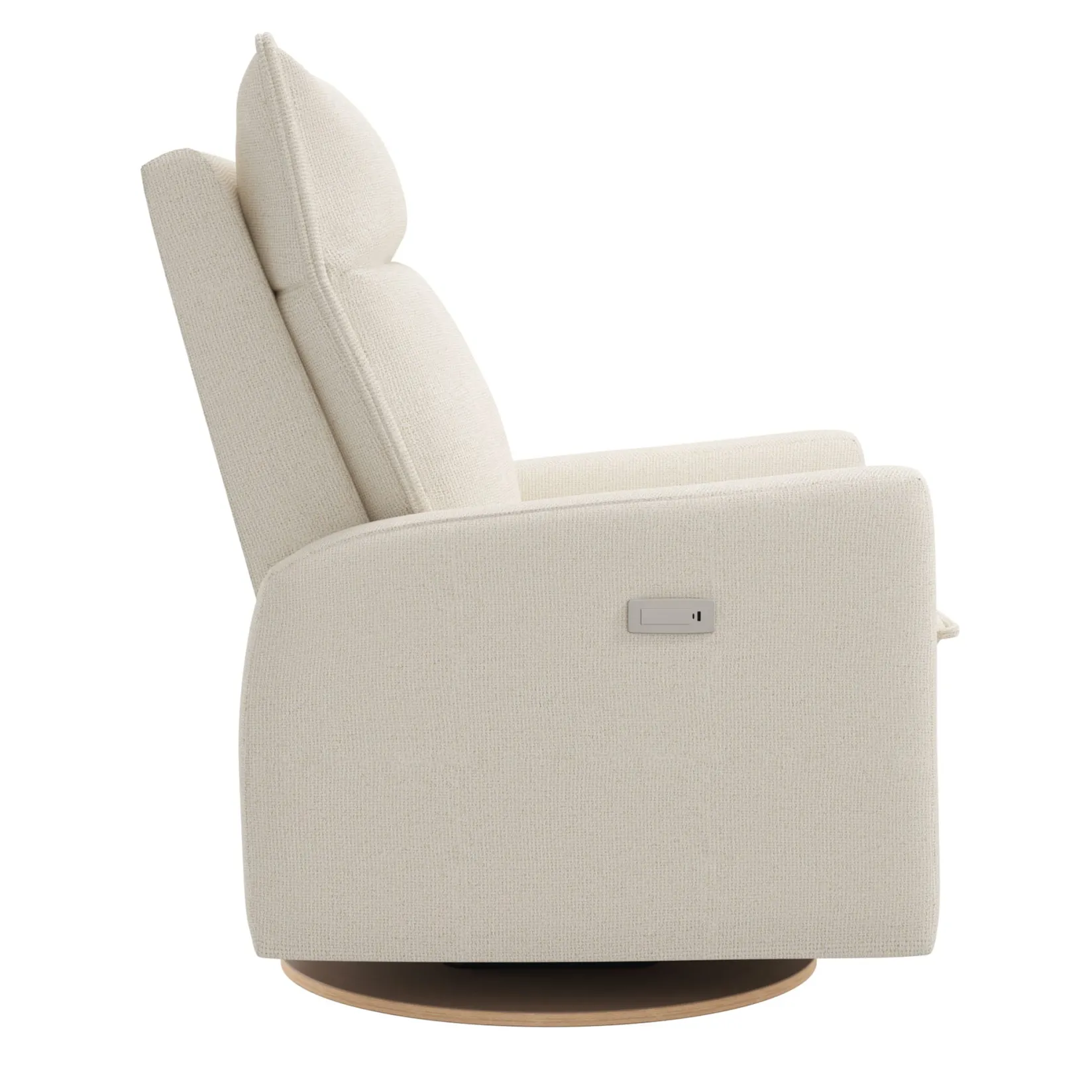 Rocking and Swivel Armchair Arya - Henequen - Motorized Electric Gliders & Rocking Chairs|Gliders & Rocking Chairs