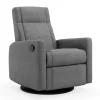 Gliders & Rocking Chairs|Gliders & Rocking Chairs>Jaymar BB Rocking and Swivel Armchair Nelly - Nexus Charcoal / Black