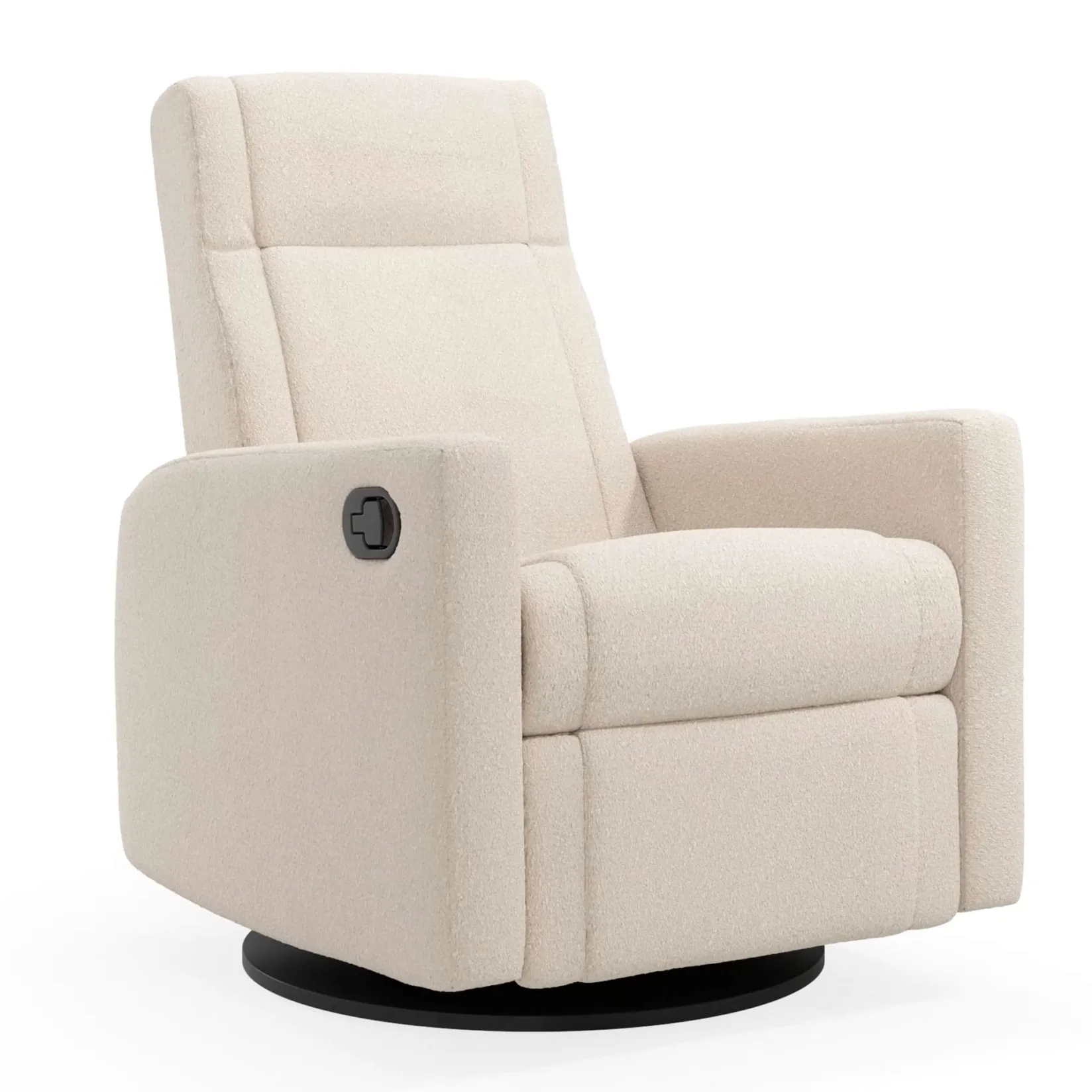 Sale Rocking and Swivel Armchair Nelly - Beyond Sheep Cream / Black Gliders & Rocking Chairs|Gliders & Rocking Chairs