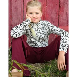 Outlet Romance Floral Turtle Neck7-14 Kids Tops