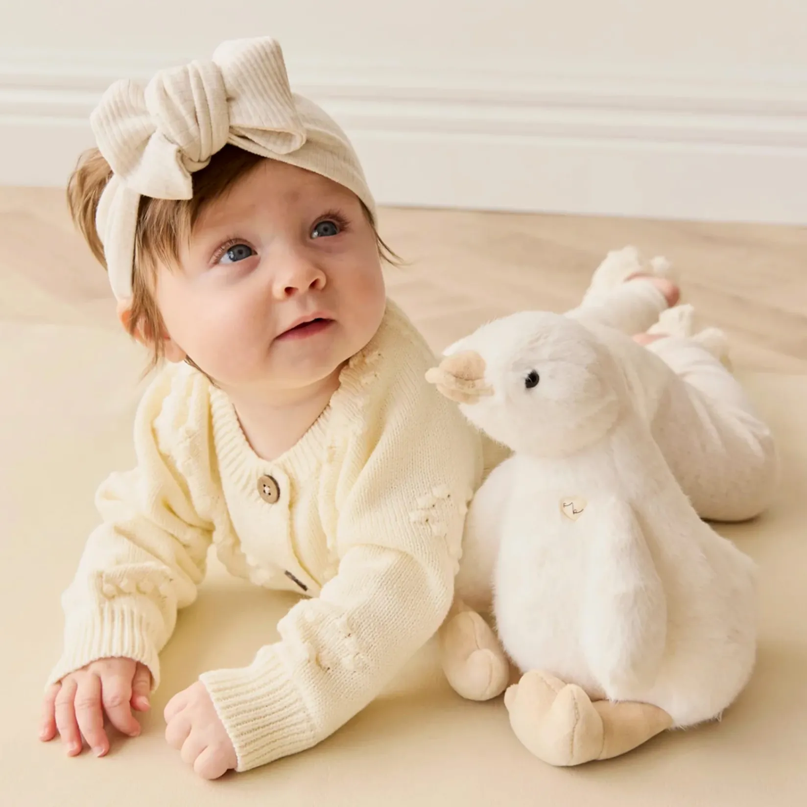 Plush Toys>Snuggle Bunnies Rose The Duck