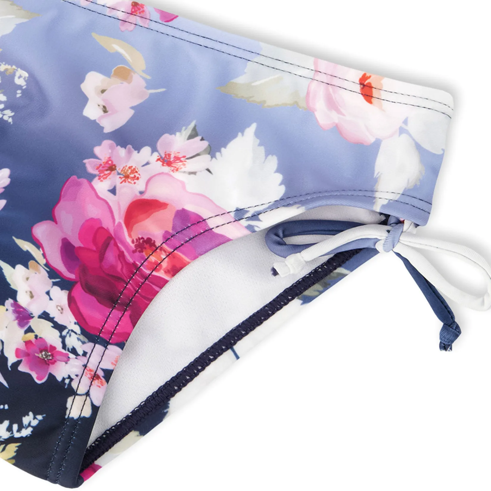 Swimsuits>Deux par Deux Roses Bikini 2-6 Navy