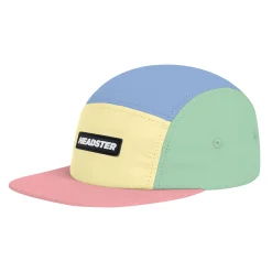 Hats & Caps>Headster Kids Runner 5 Panel Snapback 2-16y Yellow