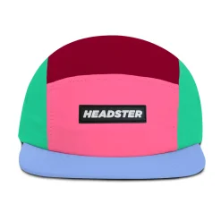 Hats And Caps>Headster Kids Runner Nylon 5 Panel 6-24m Fuchsia
