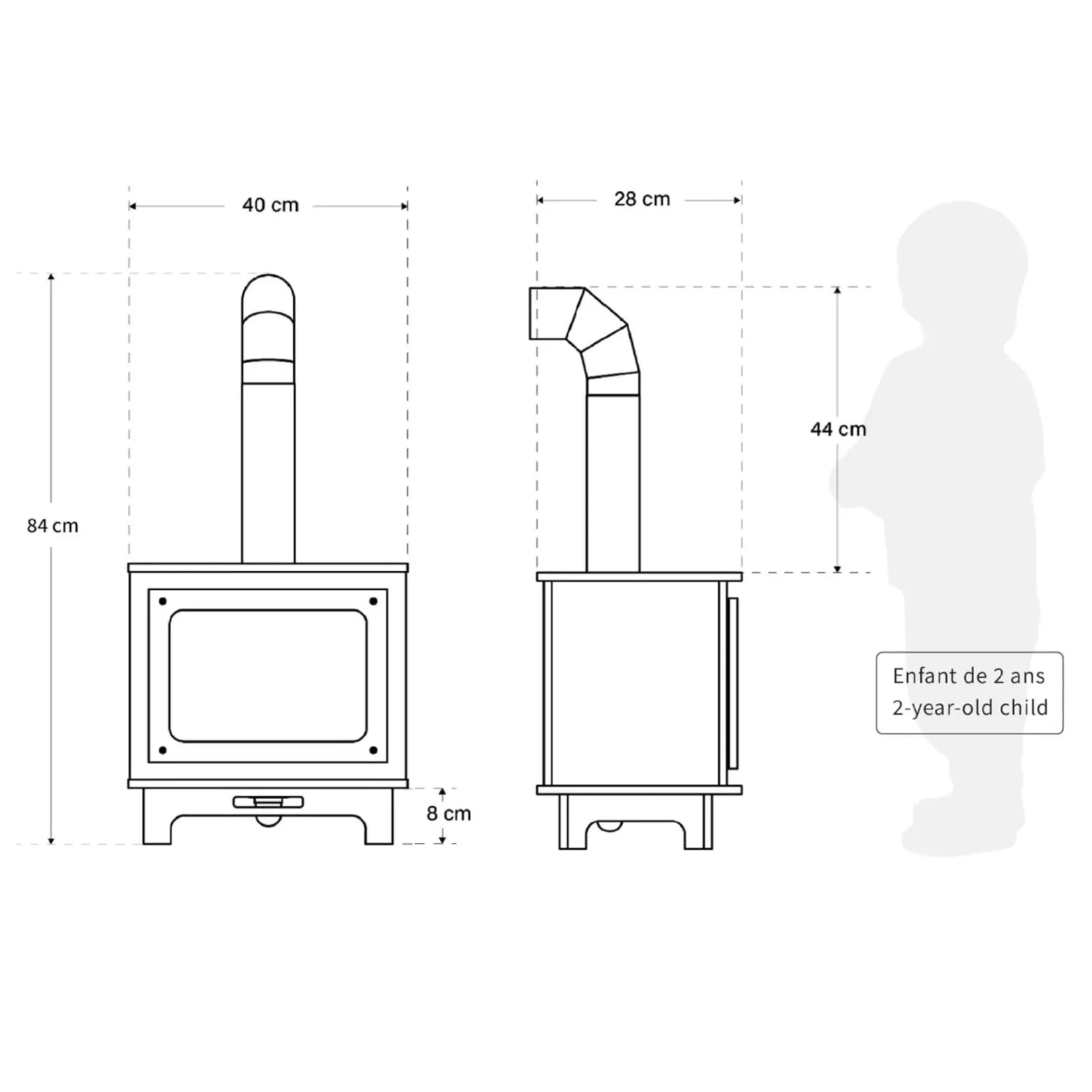 Online Rustik Fireplace - Naturel/Black Kid'S Tables & Chairs