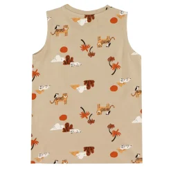 Tops>Camp by Birdz Safari Tank Top 2-8y Beige