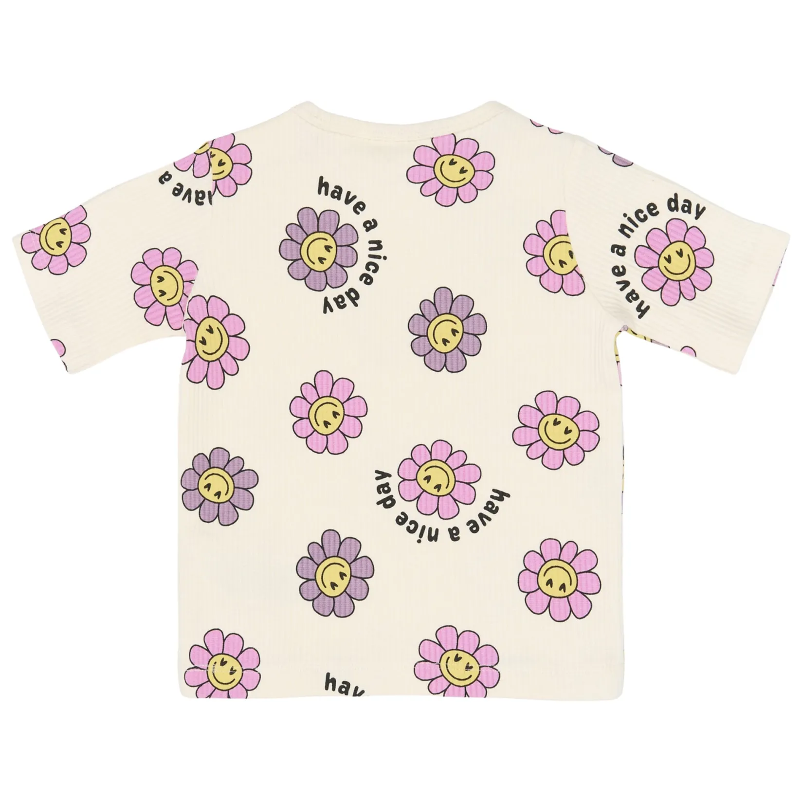 Tops>The New Saga Rib T-shirt 6-24m Ivory