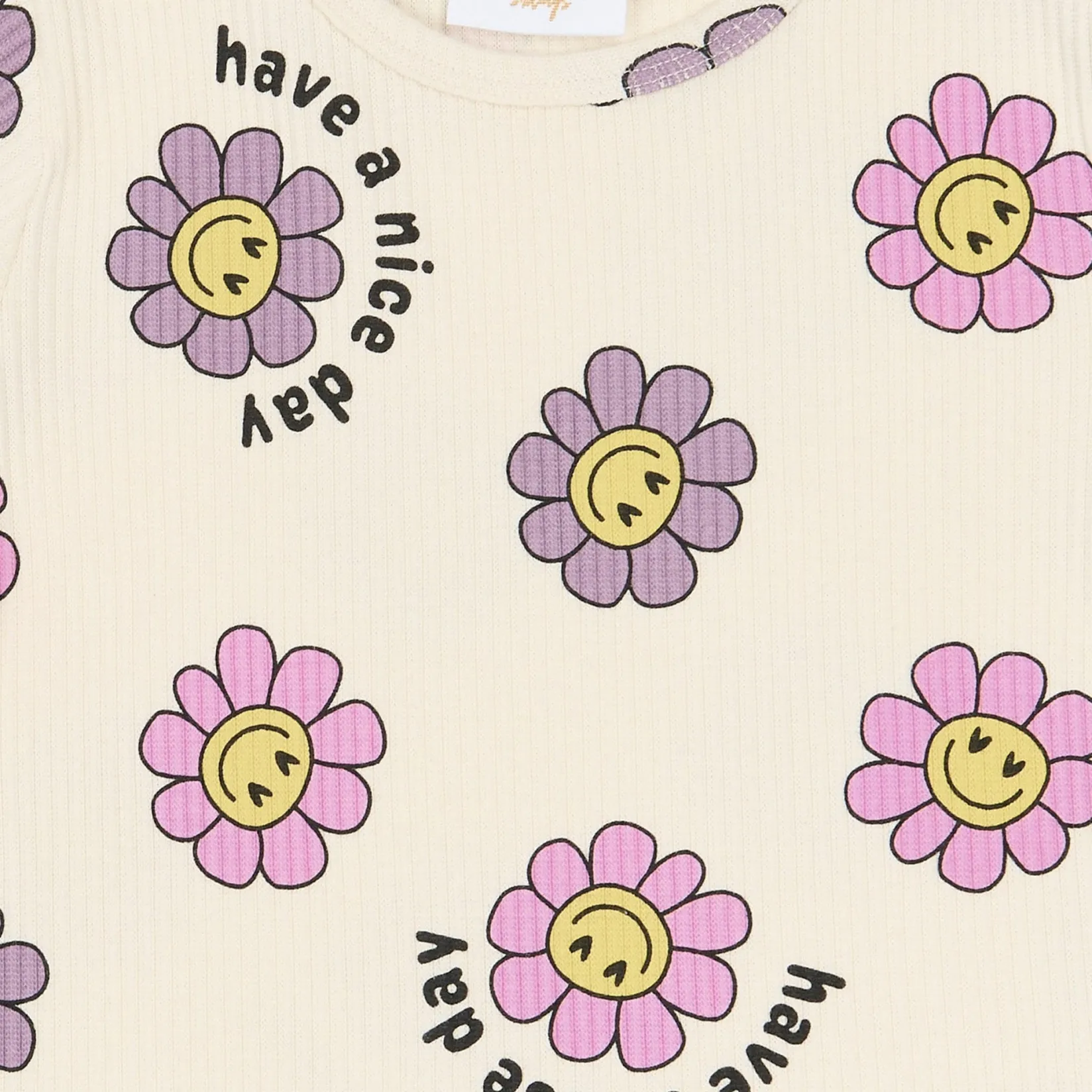 Tops>The New Saga Rib T-shirt 6-24m Ivory