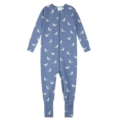 Pajamas|Pyjamas>Firsts par Petit Lem Sailboat Seagull Pajamas 0-12m Blue