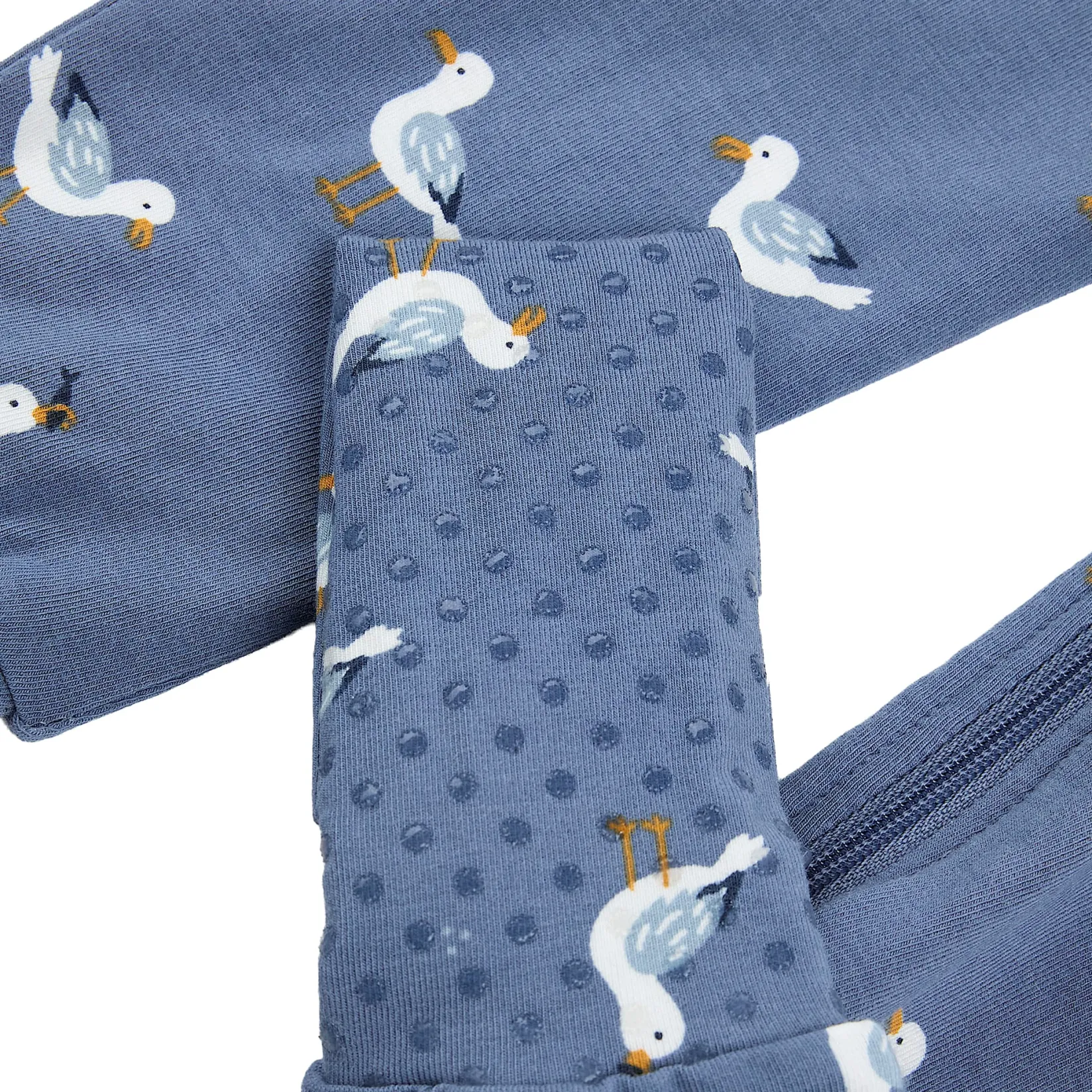 Pajamas|Pyjamas>Firsts par Petit Lem Sailboat Seagull Pajamas 0-12m Blue