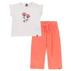 Dresses, Skirts & Outfits>Nano Sailor Ribbed Pant Set 6-24m Coral