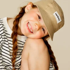 Hats And Caps|Hats & Caps>Caribou Sand Solid Cap 2-12y Beige