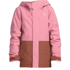 Outerwear|Coats & Jackets>Volcom Sass N Frass Jacket 8-16y Pink
