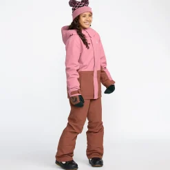 Outerwear|Coats & Jackets>Volcom Sass N Frass Jacket 8-16y Pink