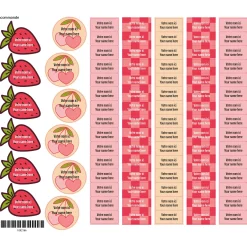 Personalized Name Labels|Personalized Name Labels>Clement - Impressions School Name Labels - Bows