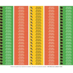 Clearance School Name Labels - Little Wolf Kids Personalized Name Labels|Personalized Name Labels