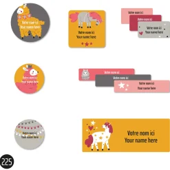 Personalized Name Labels|Personalized Name Labels>Clement - Impressions School Name Labels - Llamas