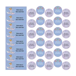 New School Name Labels - Skate Kids Personalized Name Labels|Personalized Name Labels