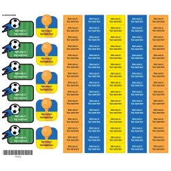 Personalized Name Labels|Personalized Name Labels>Clement - Impressions School Name Labels - Soccer