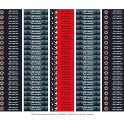 New School Name Labels - Superheros Kids Personalized Name Labels|Personalized Name Labels