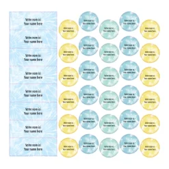 Sale School Name Labels - Tie-Dye 2 Kids Personalized Name Labels|Personalized Name Labels