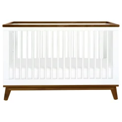 Cribs & Mattresses|Cribs & Mattresses>Babyletto Scoot 3-in-1 Convertible Crib - White / Walnut