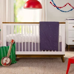 Cribs & Mattresses|Cribs & Mattresses>Babyletto Scoot 3-in-1 Convertible Crib - White / Walnut