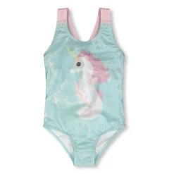Swimsuits>Deux par Deux Seahorse Swimsuit 7-12 Mint