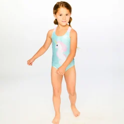 Swimsuits>Deux par Deux Seahorse Swimsuit 7-12 Mint