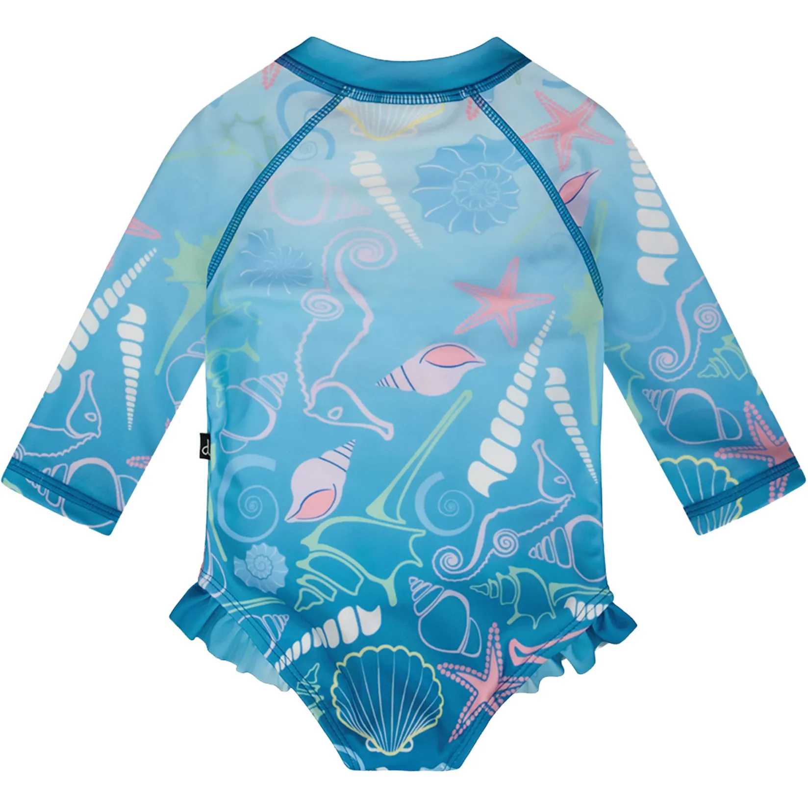 Swimsuits>Deux par Deux Seashells Swimsuit 3-24m Turquoise