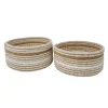 Storage>NOSTALGIA Set of 2 Baskets - Natural