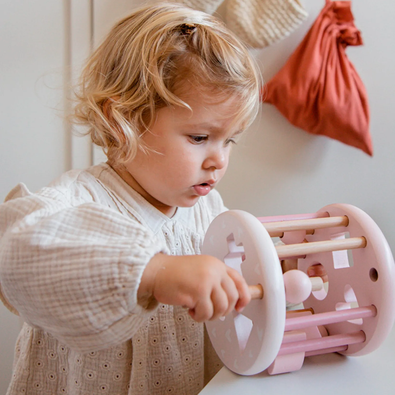 Online Shape Sorting Wheel -Pink Developmental Toys