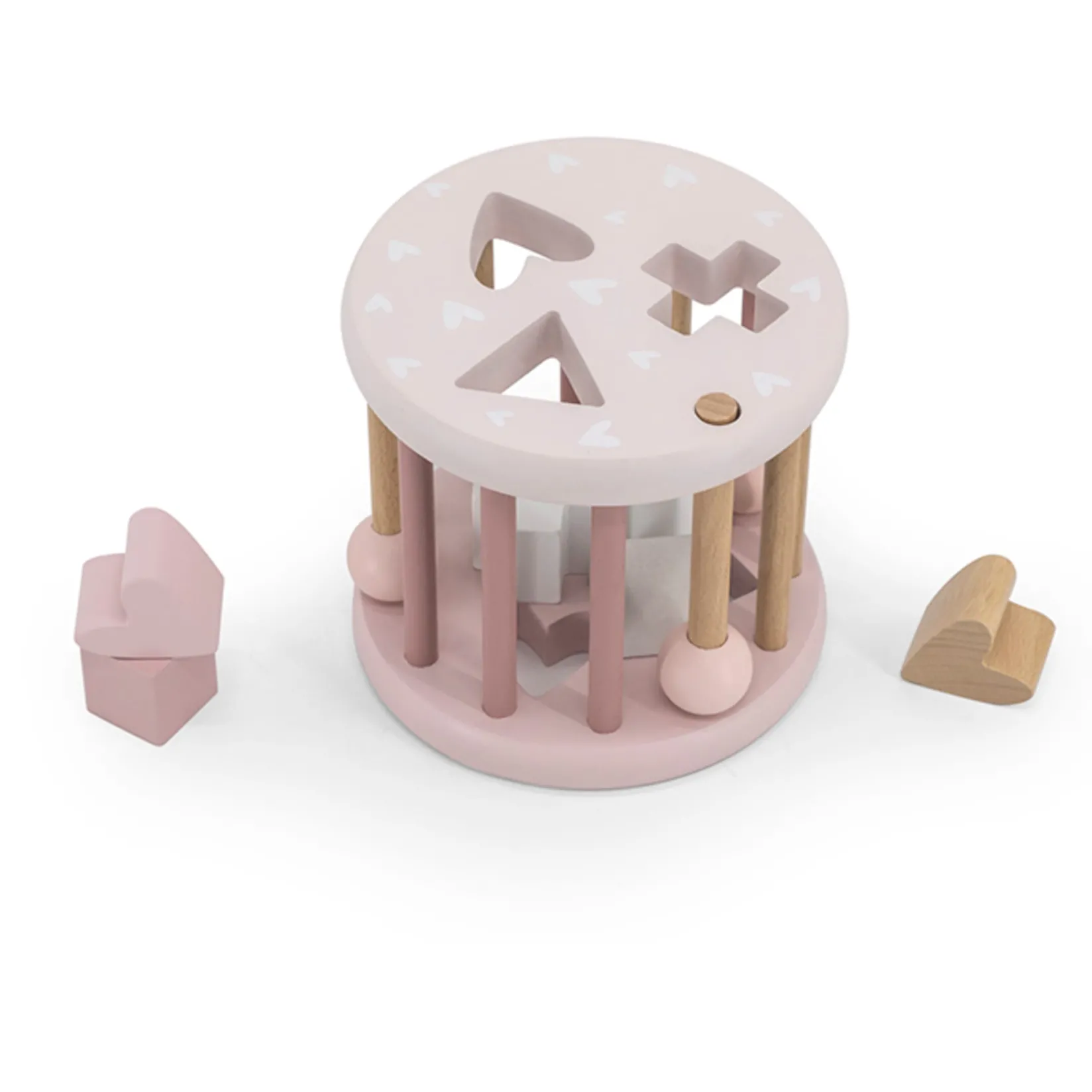 Online Shape Sorting Wheel -Pink Developmental Toys