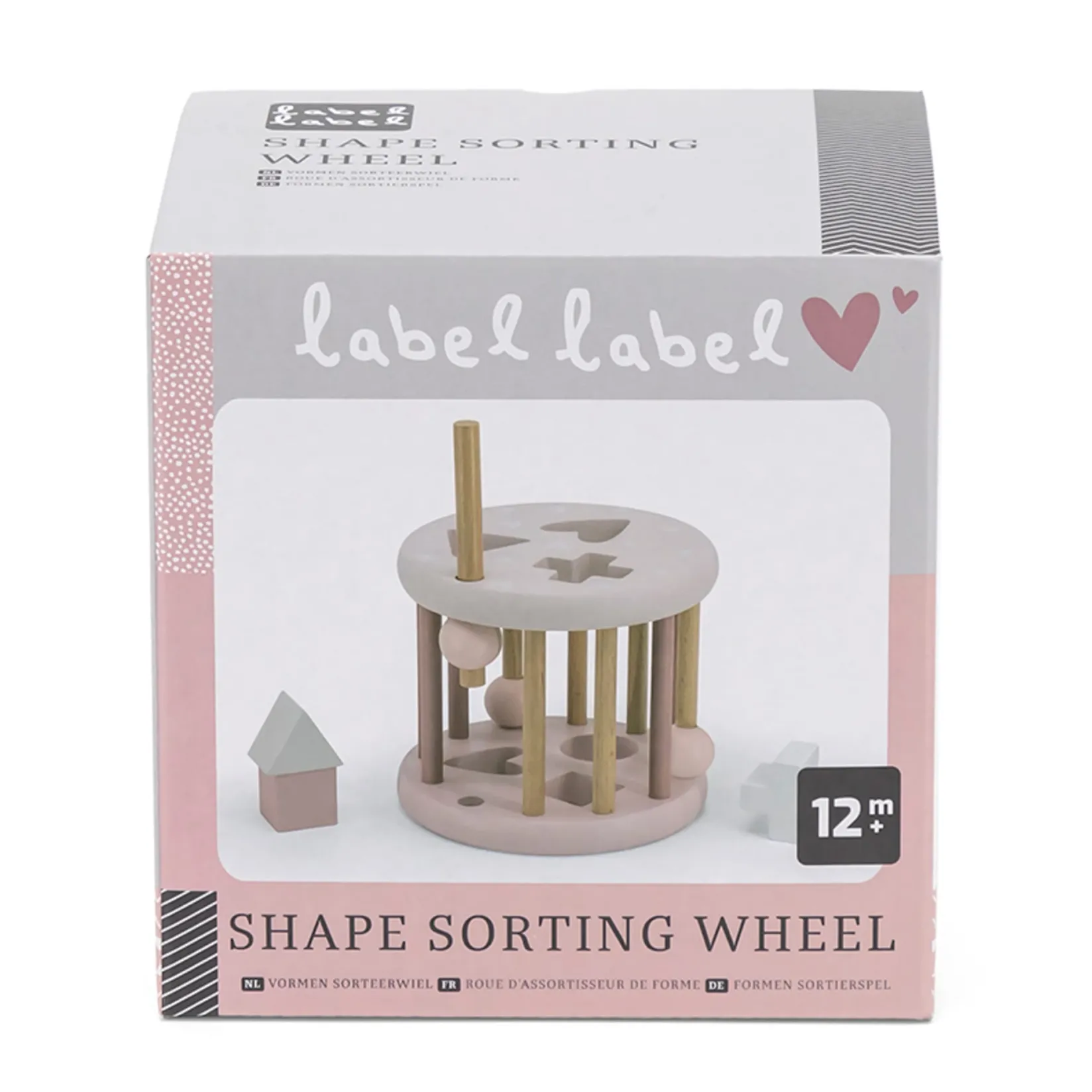 Online Shape Sorting Wheel -Pink Developmental Toys
