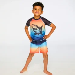 Discount Shark Rashguard 7-12 Kids/BOY Swimsuits