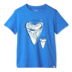 Tops>Hatley Shark T-Shirt 2-8y Royal Blue