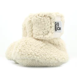 Slippers>Bebe O Chaud Sherpa Slippers 6-24m Ivory