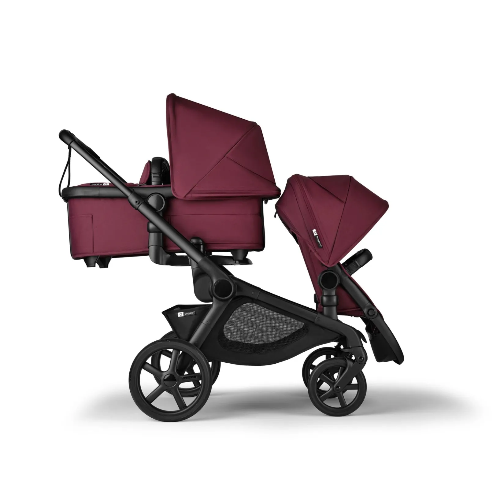 Strollers|Strollers & Trailers>Bugaboo Sibling Seat Kangaroo Black/Cherry