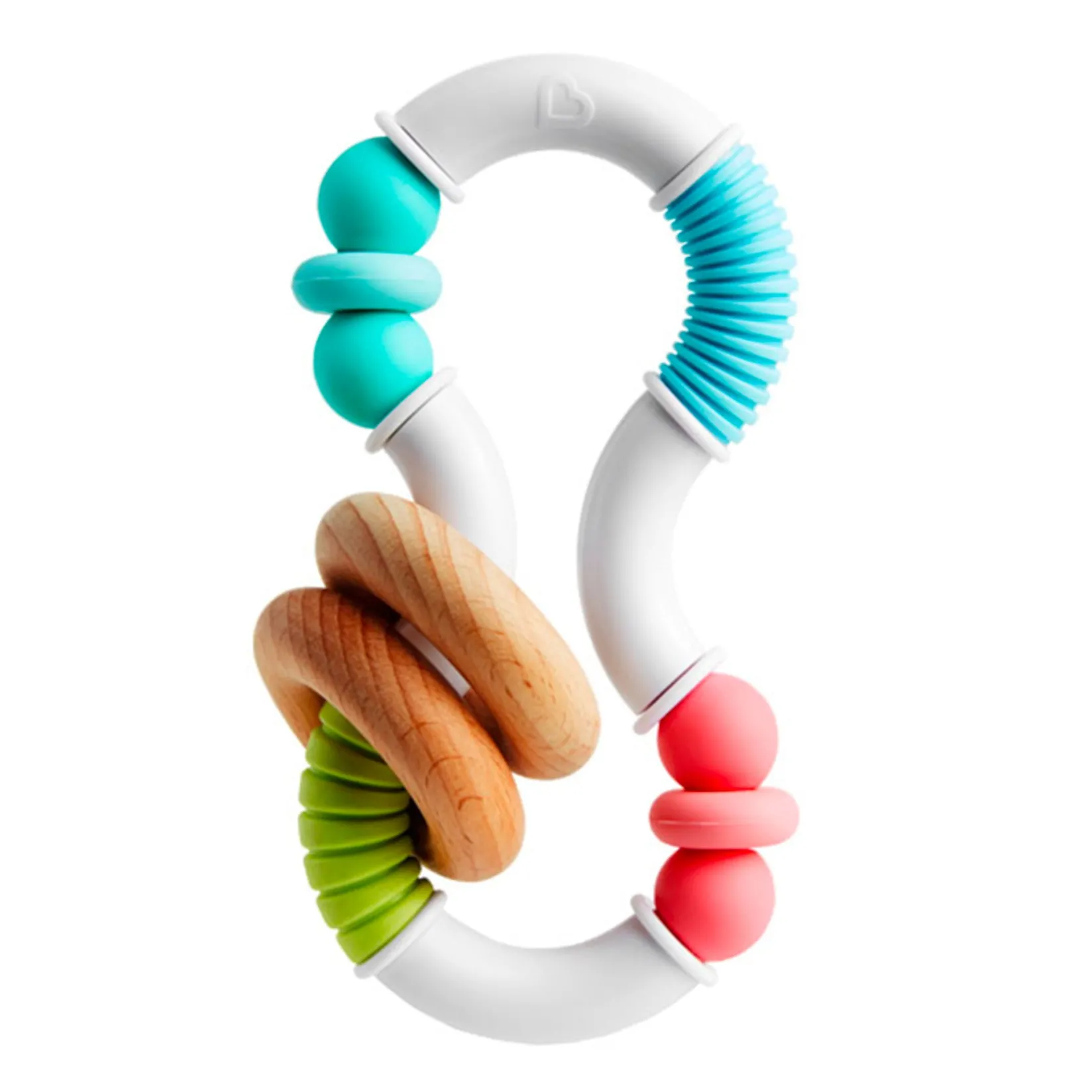 Clearance Sili Twisty Bendable Multi-Texture Teether Toy Teething Toys