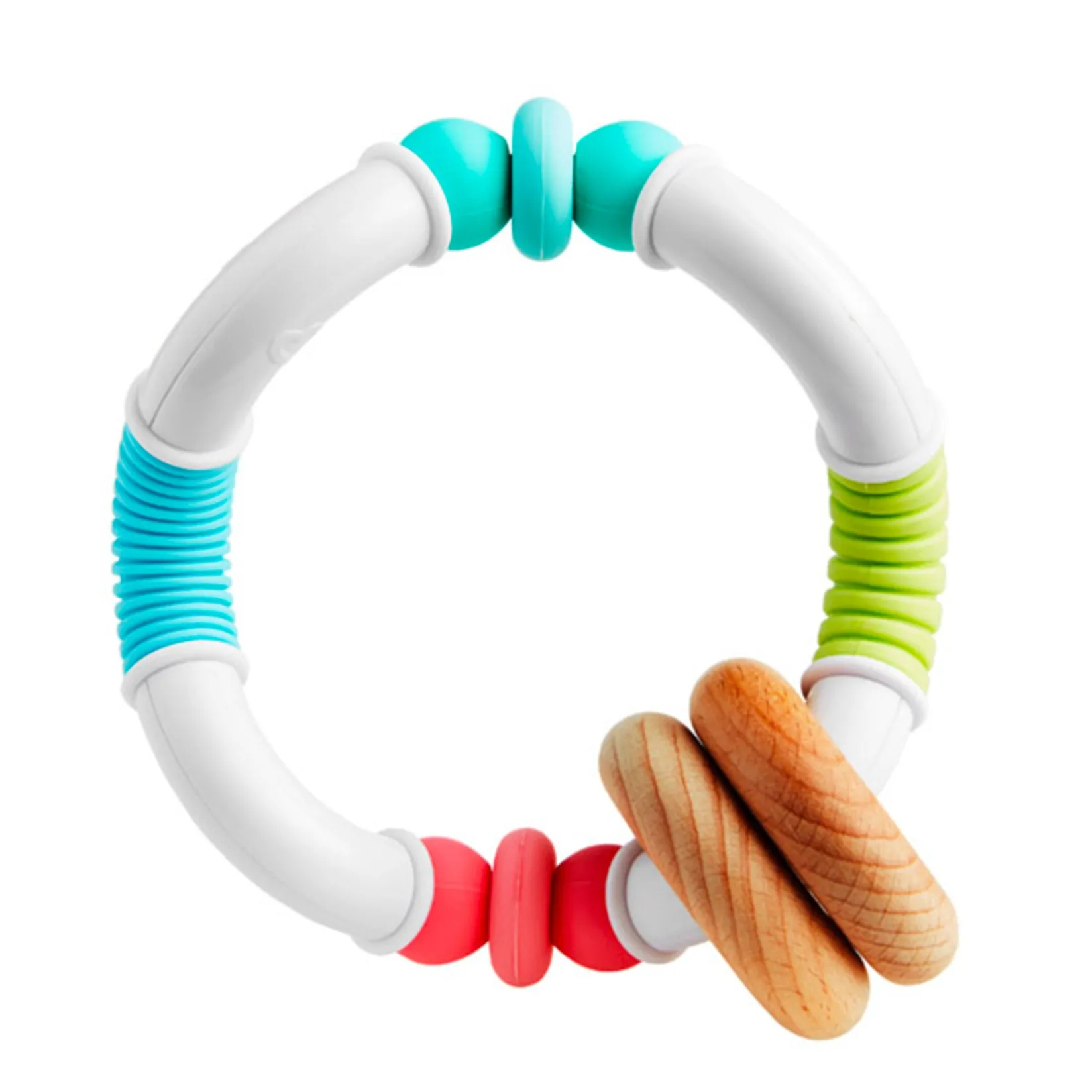Clearance Sili Twisty Bendable Multi-Texture Teether Toy Teething Toys