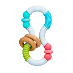 Clearance Sili Twisty Bendable Multi-Texture Teether Toy Teething Toys